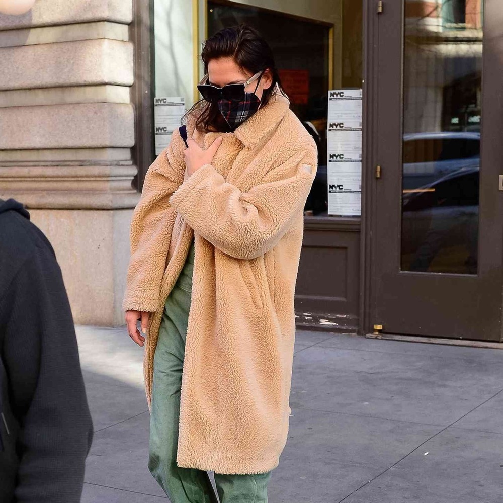 TopShop Teddy Coat in Cream (S) - Picture 16 of 16